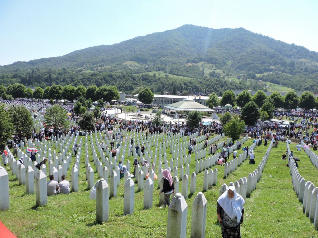 El memorial de Potocari.