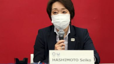 Seiko Hashimoto, del Comité Olímpico Japonés, en rueda de prensa.