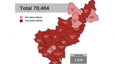 Reporte sobre COVID-19 de la Secretaría de Salud de Querétaro, 19 de julio de 2021.