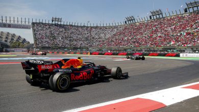 RB16B de Sergio Pérez en Gran Premio de México 2021, Autódromo Hermanos Rodríguez.