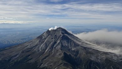 El volcán Popocatépetl está en un periodo bajo de actividad.