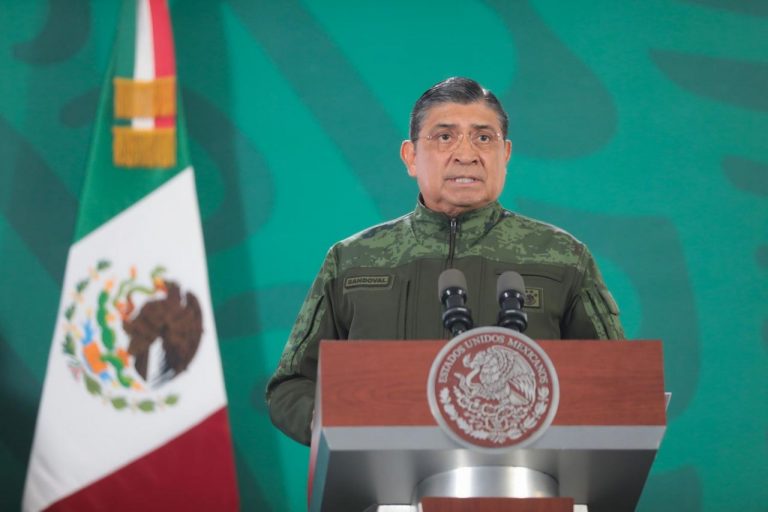 General Luis Cresencio Sandoval, secretario de la Defensa Nacional.