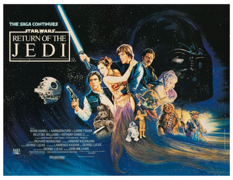 Cartel del Regreso del Jedi.