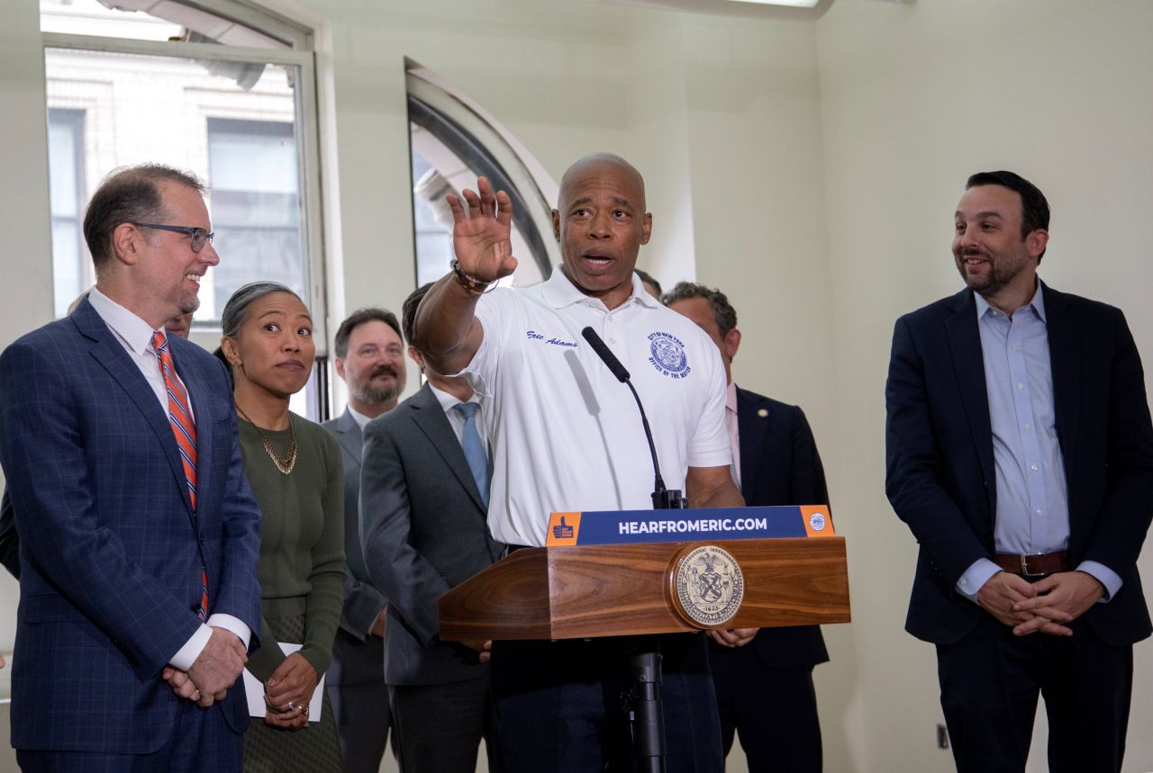 Eric Adams, alcalde de Nueva York. Foto: X.