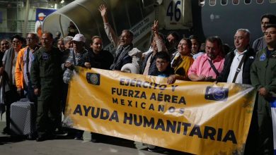 Connacionales que estaban en Israel regresan a México. Foto: SRE.