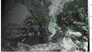 Huracán Otis. Foto: Servicio Meteorológico Nacional.