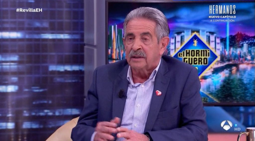 Miguel Ángel Revilla, en "El Hormiguero". Foto: Captura de Pantalla Antena 3.