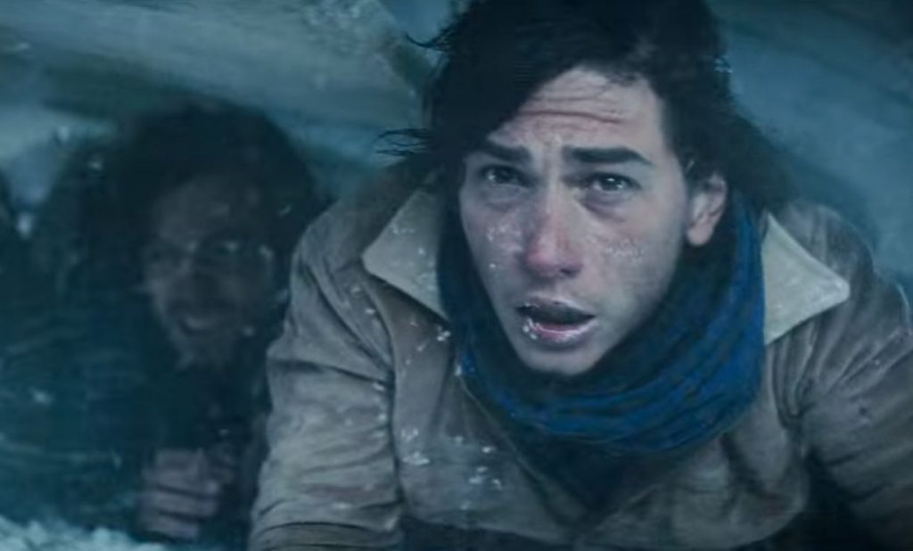 Imagen: Trailer de la película "La Sociedad de la Nieve" en Netflix.