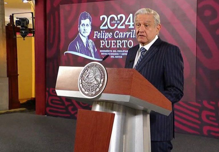 Andrés Manuel López Obrador, presidente de México.