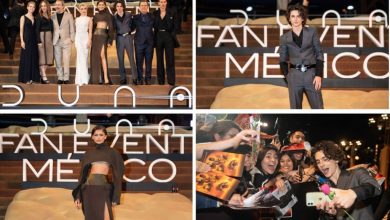 Los actores Austin Butler, Timothée Chalamet, Zendaya, Florence Pugh y Josh Brolin visitaron la Ciudad de México