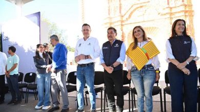 Mauricio Kuri González de gira por la Sierra de Querétaro.