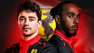 Hamilton será compañero Charles Leclerc en Ferrari a partir del 2025. Imagen: https://twitter.com/F1