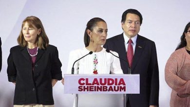 Claudia Sheinbaum presenta su equipo de campaña.