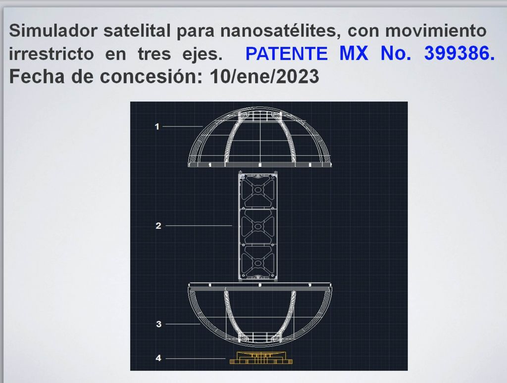 Se concedió patente a la UNAM para simulador de nanosatélites. 