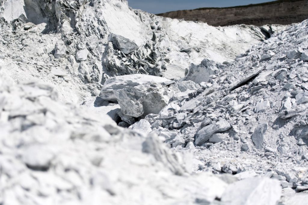 Mina de talco en Francia. Foto: Matthieu RONDEL / AFP