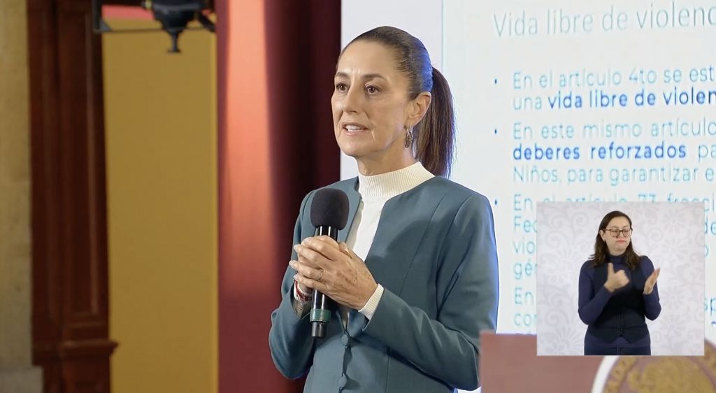 Rueda de prensa de Claudia Sheinbaum del 3 de octubre de 2024.