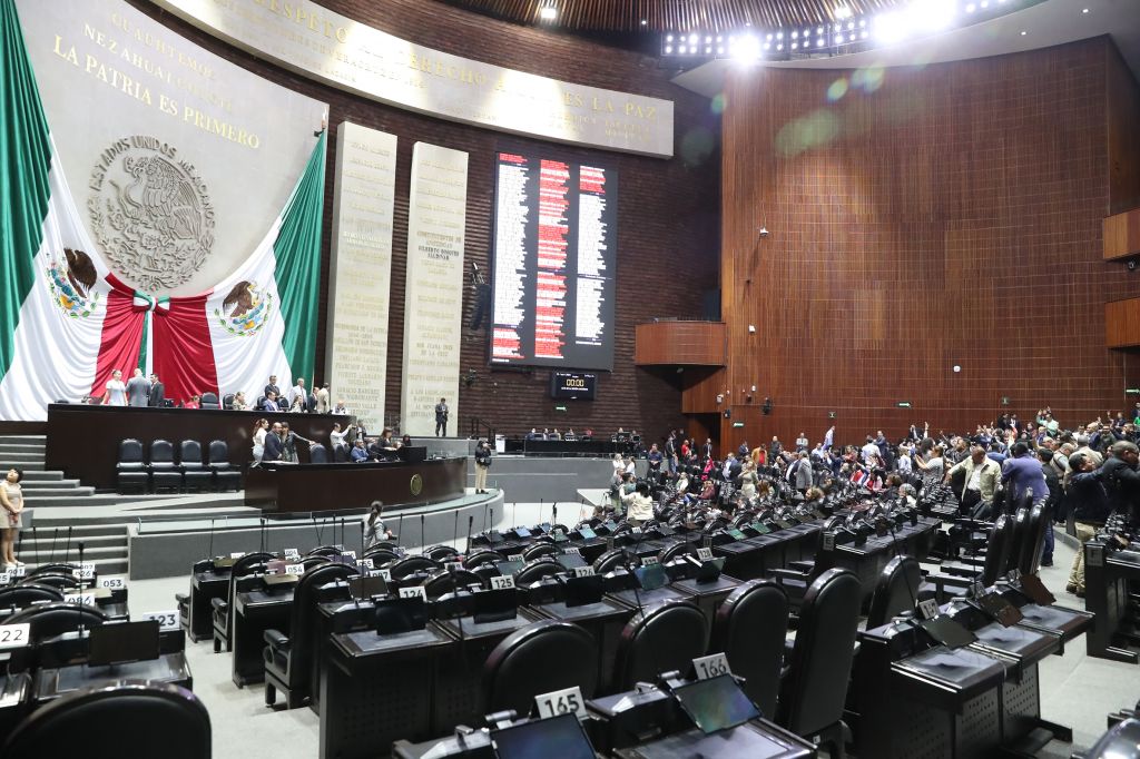 Salón de sesiones de la Cámara de Diputados