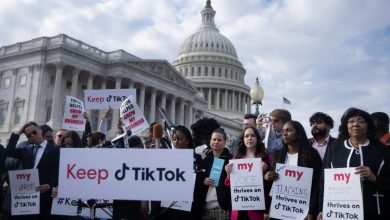 Protestan contra la prohibición de TikTok en EEUU