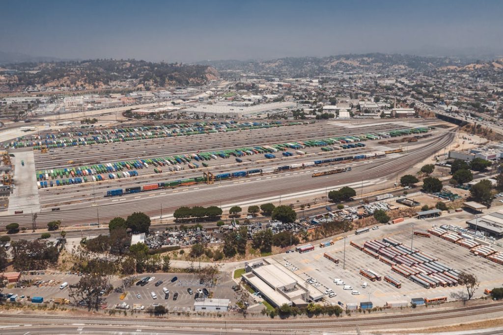 contenedores en Los Angeles