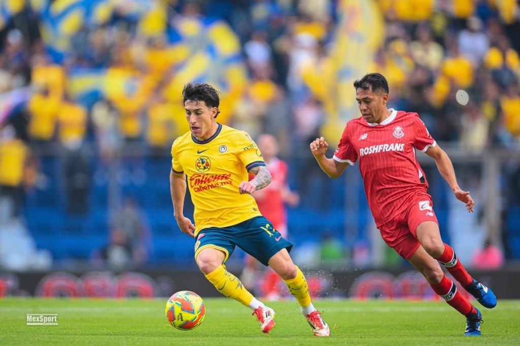 América goleó 3-0 al Toluca