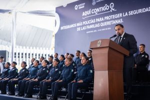 Graduacion de policias en Querétaro