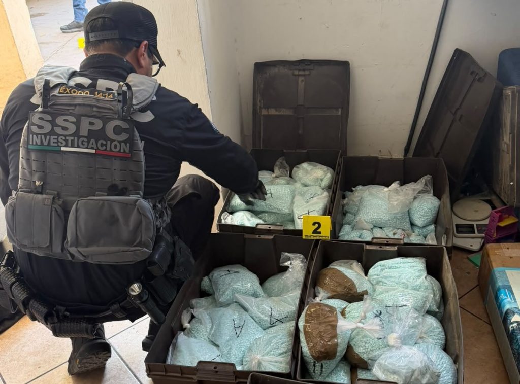 Fuerzas federales aseguran 120 kilos de fentanilo en Mexicali